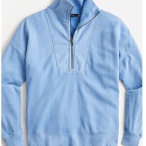 J.Crew Magic Rinse Quarter-Zip 💙 EUC Large - 0061